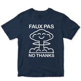 Faux Pas - No Thanks Tee (Navy)